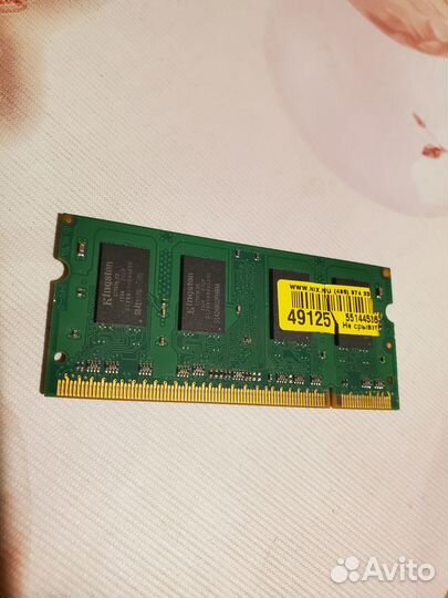So-Dimm DDR2-667 Kingston 1Gb