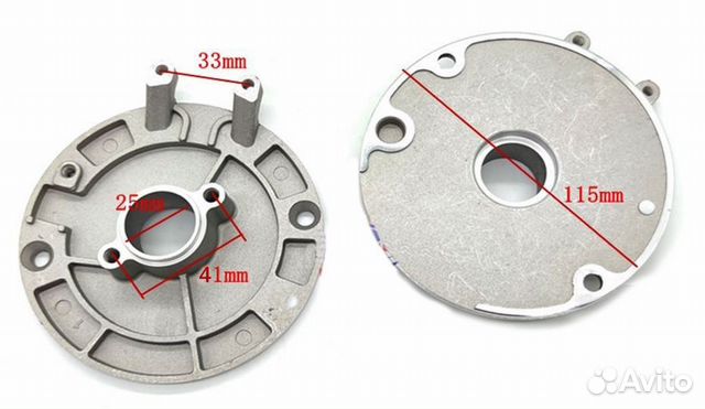 Основание статора генератора (2 катушки/двиг. без
