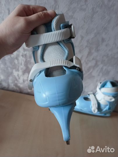 Коньки детские раздвижные 27-30