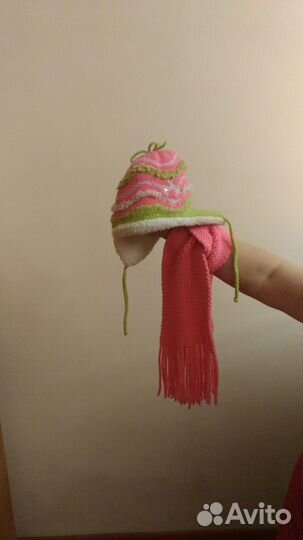 Шапка и шарфик р-р 46-48