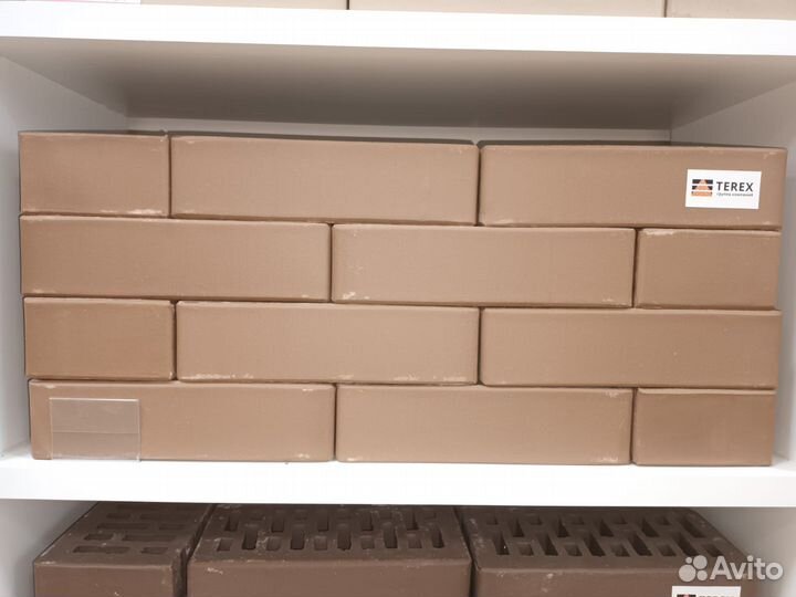 Кирпич облицовочный одинарный Мокко