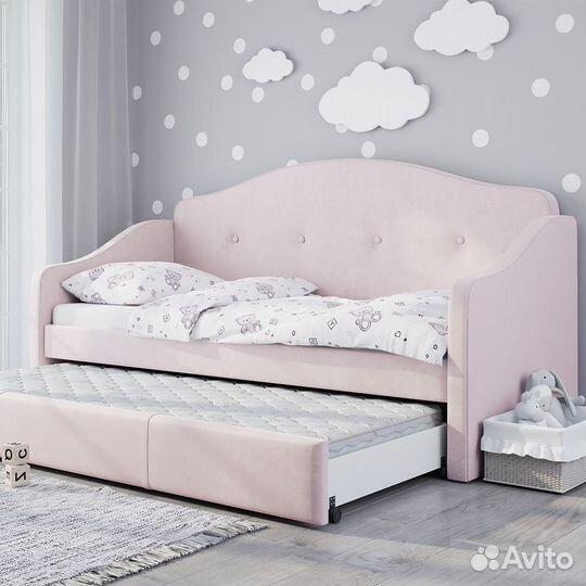 Детская кровать с выдвижным ящиком