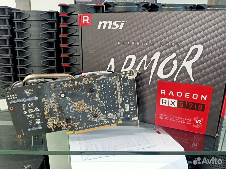 Видеокарта MSI Armor RX 570 8Gb OC