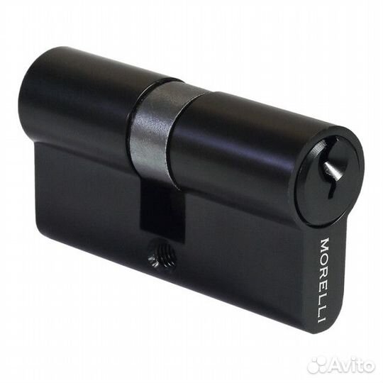 Цилиндр ключевой morelli 60мм 30+30 черный