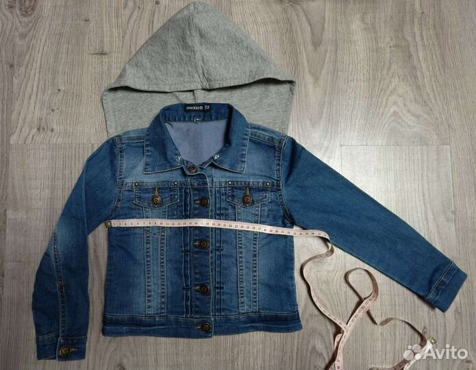 Джинсовая куртка 110 для девочки