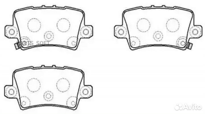 HSB HP9246 Колодки тормозные