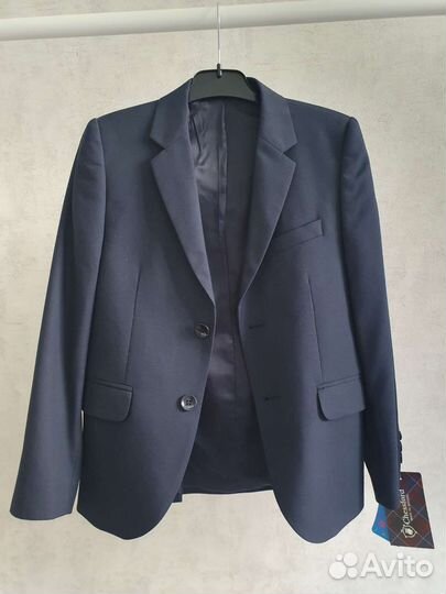 Костюм школьный 134 (пиджак, жилет, брюки)