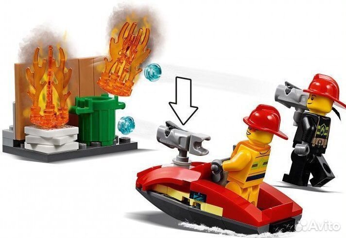 Конструктор Сити Пожарное депо