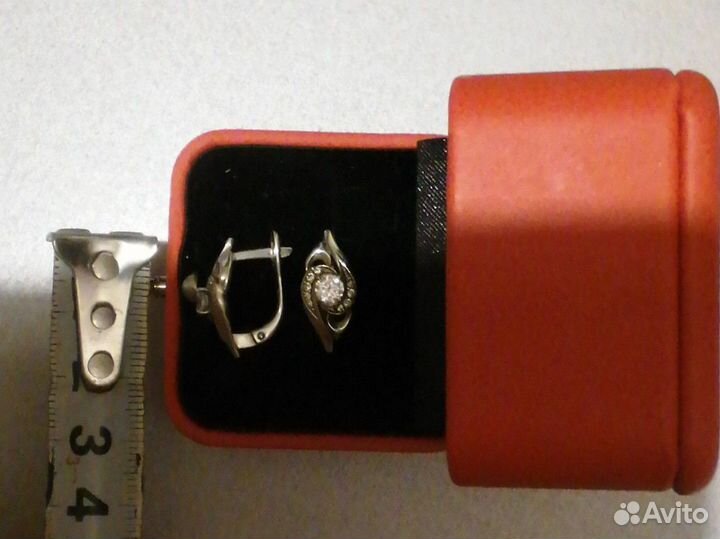 Серьги серебро 925