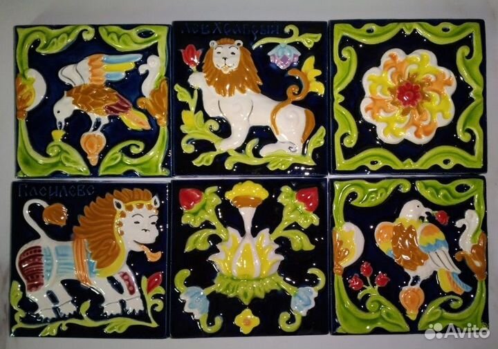 Изразцы Ярославские. Майолика