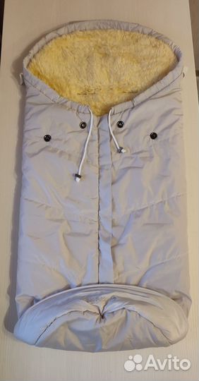 Зимний конверт в коляску до 3 лет