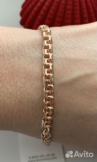 Золотой браслет бисмарк