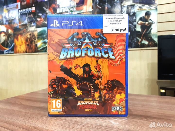 Broforce (PS4, новый, англ.)