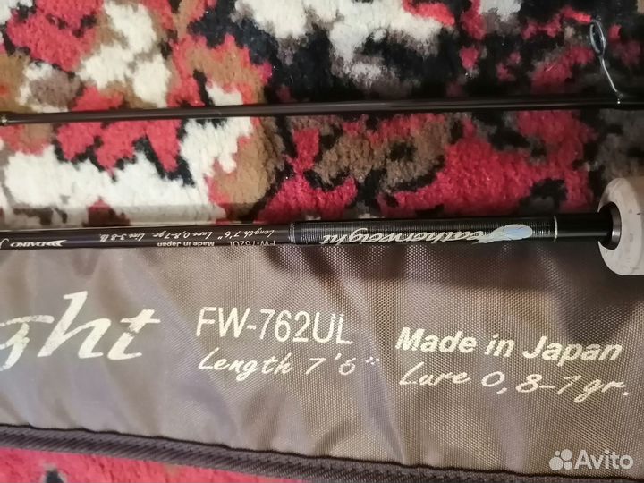 Спиннинг дайко фезервейт 762 UL 08-7gr