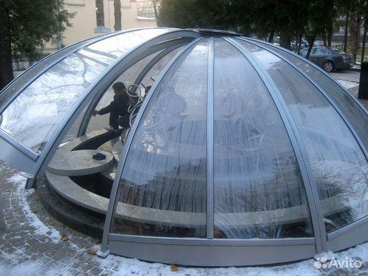 Зенитные фонари остекление