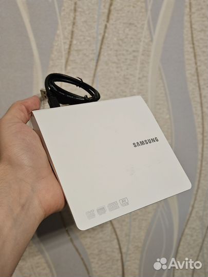 Внешний дисковод samsung SE-208 (Белый) CD/DVD-RW