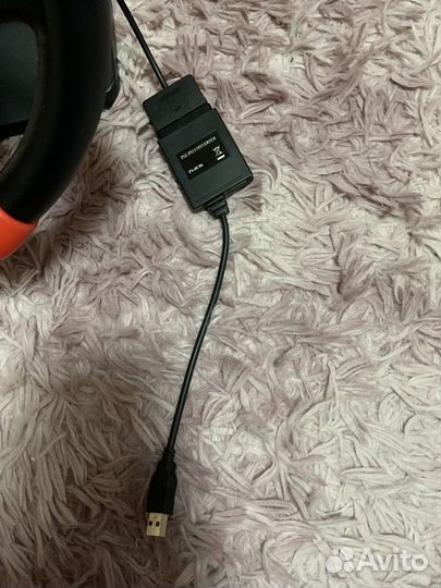 Игровой руль с педалями и коробкой передач