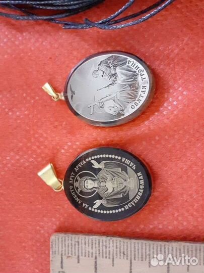 Подвески кулоны обсидиан