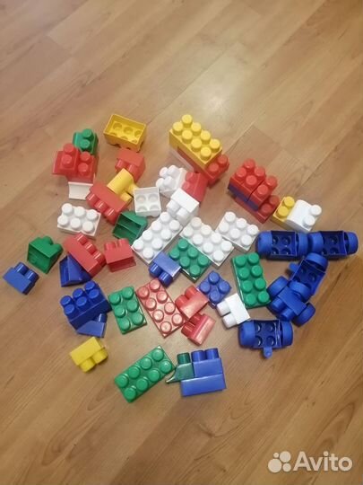 Конструктор Полесье как Мега Блокс Lego duplo