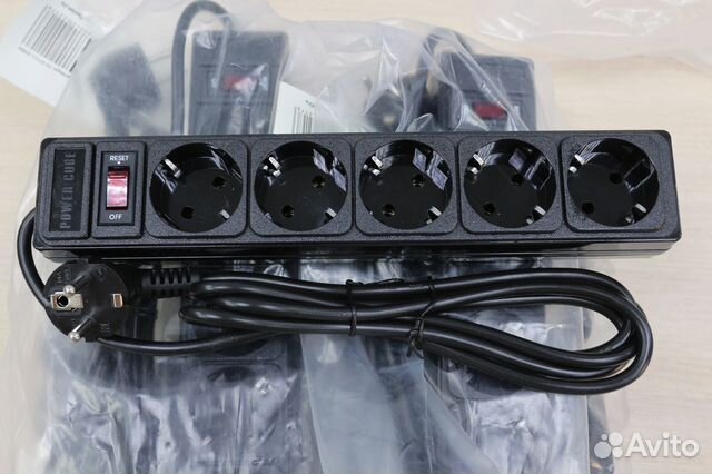 Сетевой фильтр - удлинитель Oxion - 5 розеток 1,8м