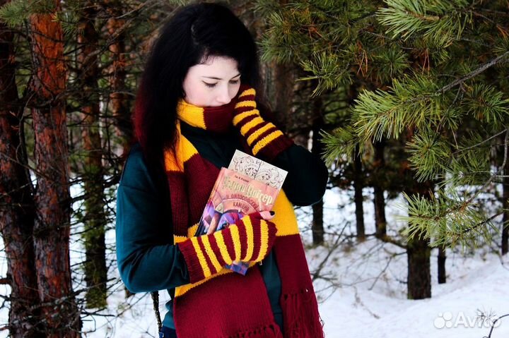 Шарф ручной работы Гарри Поттер