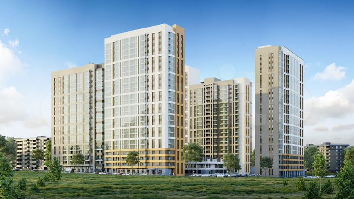 2-к. квартира, 44,3 м², 7/24 эт.