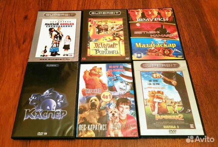 DVD Мультфильмы, семейные фильмы, для детей