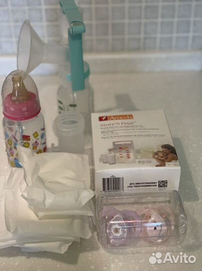 Молокоотсос ручной пакеты для молока соски