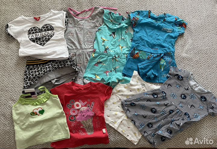 Детские вещи пакетом на девочку 92 98