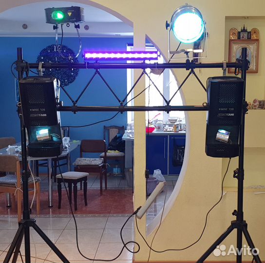 Светомузыка Сканеры Лазер Стробоскоп Неон LED Pro