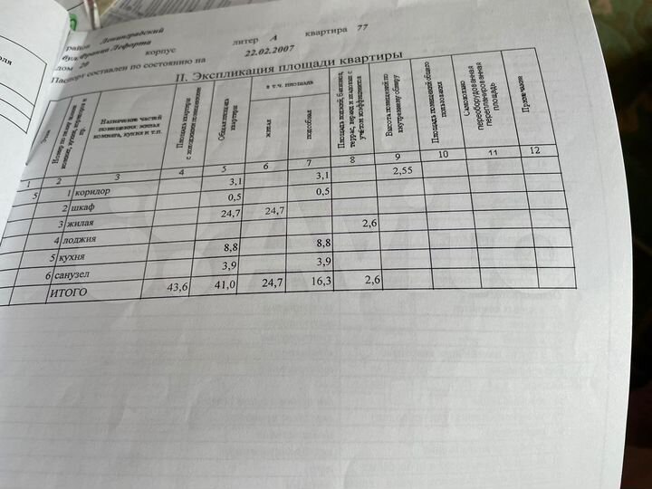 1-к. квартира, 43,6 м², 5/9 эт.