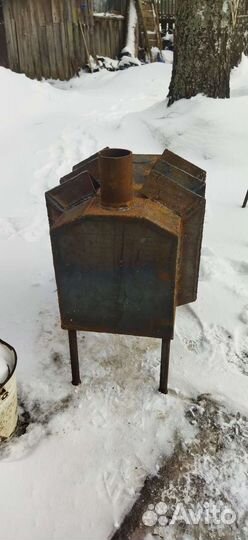 Печь дровяная буржуйка