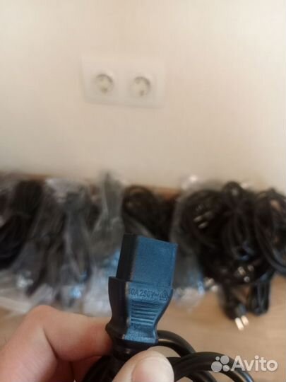 Сетевой кабель питания 220 В, 10 А, 1,8 м