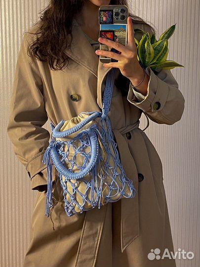 Сумка-макраме