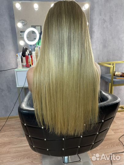 Наращивание волос, капсуляция,коррекция, снятие