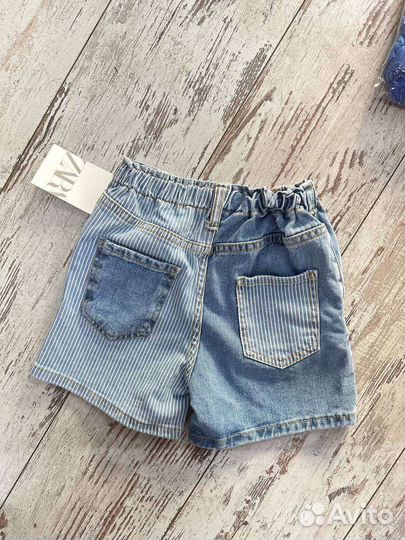 Джинсовые шорты zara для девочки