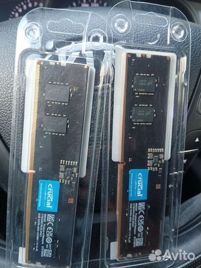 Оперативная память Crucial ddr5 2*8 16gb 4800