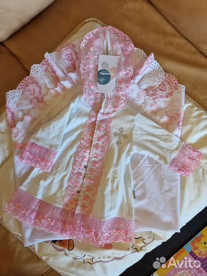 Крестильный набор для девочки 62р