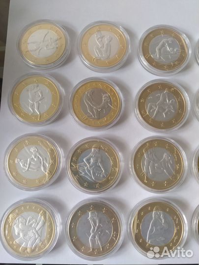 Сувенирные монеты 6 euro