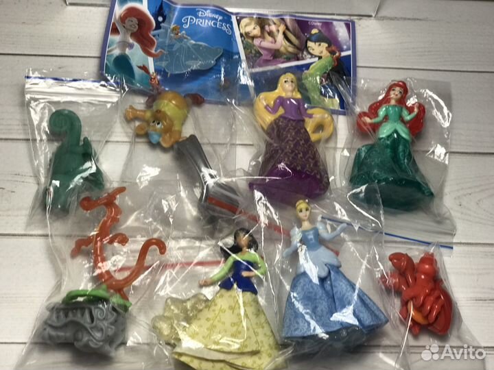 Полная серия киндеров Принцессы Диснея 2018