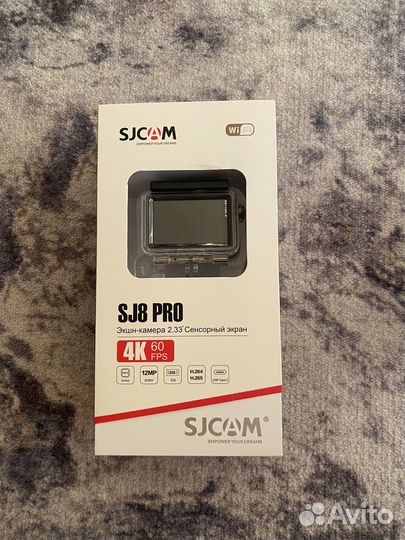 Экшен камера sjcam Sj8pro 4k 60fps