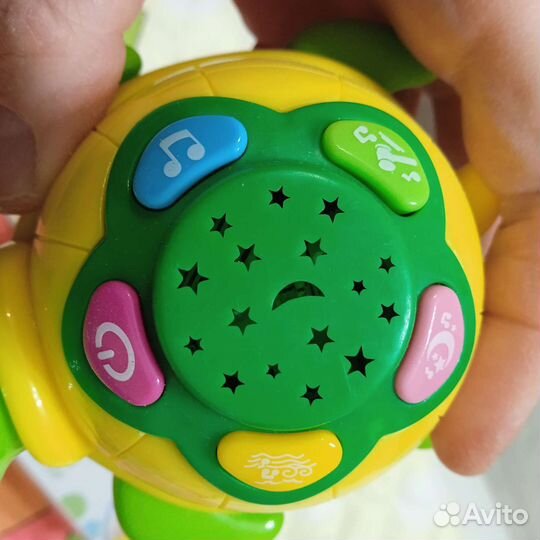 Черепашка проектор музыкальная