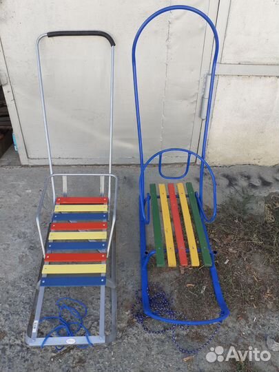 Детские зимние санки