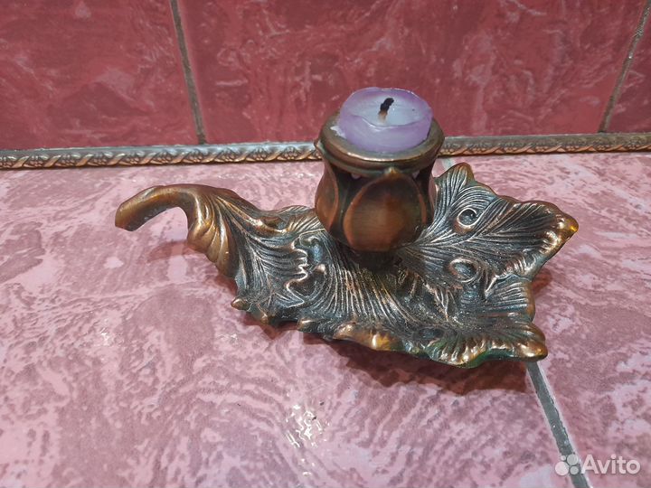 Подсвечник листок СССР