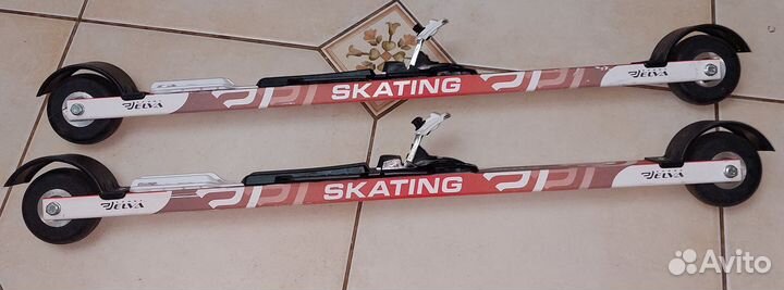 Лыжероллеры коньковые elva SK70R,каучук