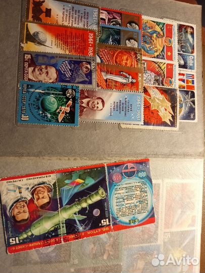 Почтовые марки мира 800+ штук