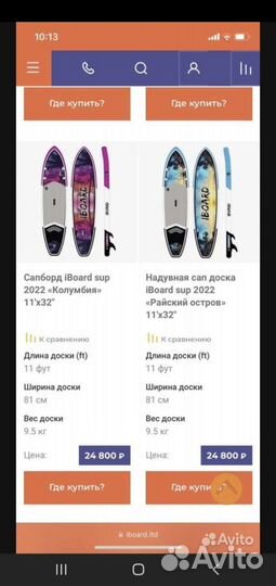 SUP доска