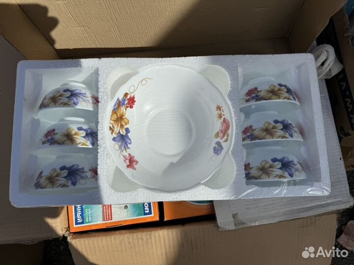 Набор салатников стекло новый