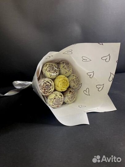 Букет Шоколадных Пионов - 7 шт