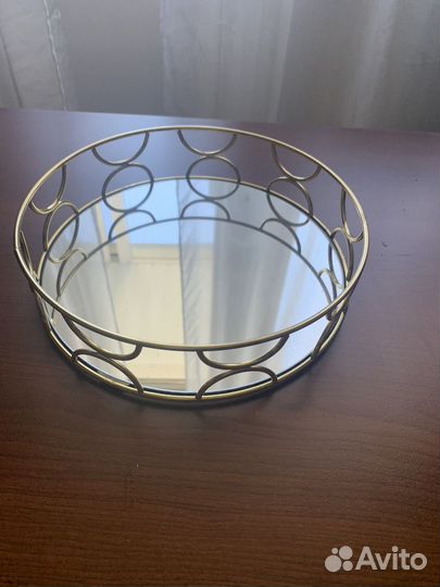 Поднос зеркальный